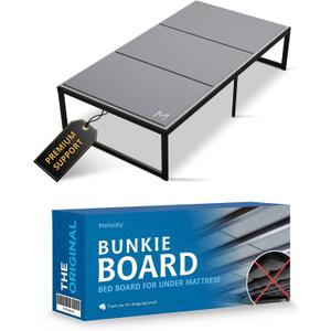 Meliusly Low Profile Bunkie Board Twin Size (38x75) - Non-Slip Breathable Bed Support Board for Slatted Bed Frame, Anti-Sag Under Bed Support, Noise Minimizing Moisture Resistant Bed Board