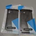 2 x NITITOP Compatible with iPhone 14 Plus Case Cute Sunflower Floral Design for Women Girls Flower Artistic Soft TPU Shockproof Protective Full Camera Protection Cover - Black