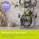 Bike Rack for Garage & Home by Delta Cycle - No Drilling Required - Fully Adjustable Gravity Storage Rack for Any Style Bicycle - Freestanding Vertical Rack