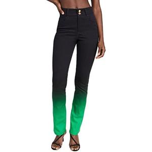 BruceGlen Women's Printed Flare Jean, Size 0