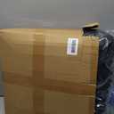 WSGJHB Large Seat Cushion, Extra Thick Booster Seat Cushions for Office Chairs Long Sitting Office Workers, Car Drivers, Relieves Back Pain, Breathable, Anti-Slip, 20x20x6 inchs, Black