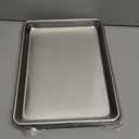 Checkered Chef Baking Sheet Set - 13" x 9.5" Stainless Steel Quarter Pans for Baking and Cooking (2 Pack)