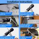 Universal Dishwasher Drain Hose - 10 Ft Discharge Hose - Corrugated and Flexible Dishwasher Hose Drain Replacement with Clamp