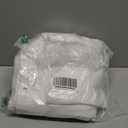 AmazerBath White Shower Curtain Fabric, Waffle Shower Curtains for Bathroom, Cloth Shower Curtain Heavy Duty, Thick Bathroom Shower Curtains Hotel Quality, Premium Polyester, 72x72 Inches