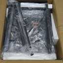 VASAGLE Nightstand, Side Table with 2 Fabric Drawers, 24-Inch Tall End Table with Storage Shelf, Bedroom, Camel Brown and Black ULGS025K50