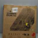 Art3d 12-Pack Smooth Drop Ceiling Tile 2ft x 2ft - Fire-Rated, Waterproof, Reusable - Premium PVC, No Sag and Breakage - Cover 48 Sq. Ft, White (24*24)