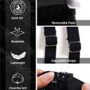 Holipick Crochet Tummy Control One Piece Swimsuit Modest Bathing Suit High Neck Full Coverage Swimwear (Black, L)
