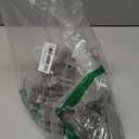 Door Hinges Brushed Nickel - 42 Pack Nickel Door Hinges 3.5 Inch Rounded Interior Satin Nickel Door Hinge with 5/8" Radius - Flat Iron Residential Standard 3 1/2 Inches Silver Door Hardware