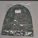 PAGE ONE Mens Winter Slouchy Beanie Warm Fleece Lined Skull Cap Baggy Cable Knit Hat (Green)