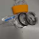 Toddler Cups with Straws, 18/8 Stainless Steel Children Smoothie Drinking Sippy Cups, Stacking & Reusable Kids Cups with Straws and Lids, 5 Pack, 12oz (Red/Orange/Green/Blue/Purple)