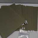 Amazon Basics Hanging File Folders for Documents, Letter Size, 1/5-Cut Adjustable Tabs, Standard Green, 12 Count per Box