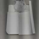 WallShelfie Bedside Wall Organizer & Dorm Decor - Dorm Room Essential, Floating Bedside Shelf Wall Mount Organizer, Remote Control Holder, Cool Teen Girls Trendy Stuff, Room Organization (White)