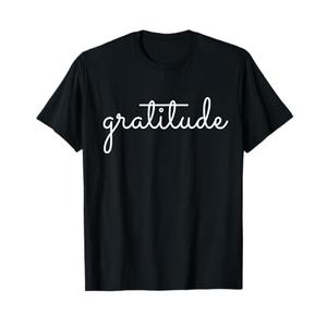 Gratitude Tea T-Shirt, M, Black