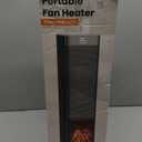 Space Heaters for Indoor Use, 1500W PTC Ceramic Electric Heater with Thermostat, Room Temperature Display, 70 Oscillation, Remote Control, 12H Timer, Quiet Portable Heater for Office Bedroom