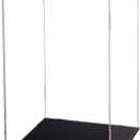 Evron Display Case for Collectibles Assemble Clear Acrylic Box Alternative Glass Case for Display Action Figures Home Storage & Organizing Toys (5.5x5.5x9.5 inch; 14x14x24 cm)