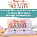 Game That Song Moments with Mom - Conversation Cards Gift for Mother's on her Day! Includes 120 question Cards for boy and Daughter Gifts to Learn More About her! Fun!