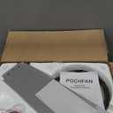 52 Inch Ceiling Fans with Lights and Remote, Brushed Nickel Flush Mount Low Profile Ceiling Fan for Bedroom, Living Room, Patio, Dimmable 6 Speeds Noiseless, ETL Listed