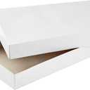 Hallmark 17" XL Gift Boxes with Lids (12 White Robe Boxes, White) for Birthdays, Graduations, Christmas, Weddings, Bridal Showers