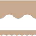 Teacher Created Resources Light Brown Scalloped Border Trim (TCR7129)