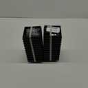 Goovilla 4x4 Post Caps Black(Actual 3.5" x 3.5"), 24 Pack Fence Post Caps with 48 Screws and Easy Installation, Sturdy Waterproof Plastic Deck Post Caps with Frosted Finishing Touch, Protect Wood Post