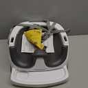 Ingenuity Baby Base 2-in-1 Booster Feeding and Floor Seat with Self-Storing Tray - Slate
