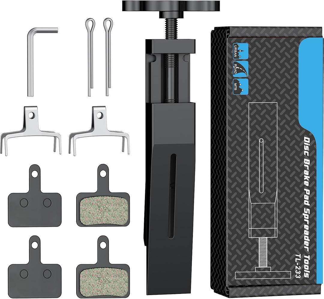 Pawfly Bicycle Disc Brake Pad Spreader Tool, Bike Brake Piston Press Tool for Hydraulic Disc Brakes, Brake Caliper Compression Tool, Brake Piston Pusher for Disc Brake Pad Replacement