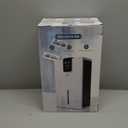 Dehumidifier, Dehumidifiers for Home,98 OZ Water Tank, (1000 sq.ft) Quiet Dehumidifier for Basement Bathroom Bedroom with Humidity Display, Auto Shut Off, Relaxing 7 Color Ambient Light, CreamWhite