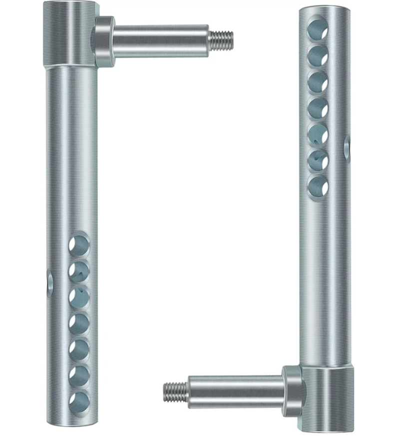 2 Piece Front and Rear Mower Deck Gauge Wheel Arm Replace Parts AM131288 AM131289 For John Deere Mower Decks, 48C 54C and 62C Diameter 1”, Compatible with GX345 GX355 4210 GT225 GT235 X465 X575 X585
