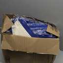 Sanwuta Canvas Tote Bags Bulk with Zipper Cosmetic Pouch 18.5" Reusable Cotton Shopping Bag with Handle for DIY Craft (Navy Blue)