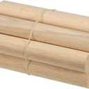 PATIKIL 3/4 x 6 Inch Dowel Rods Wood Sticks, 10 Pcs Unfinished Wooden Dowel Rods Round Dowels Hardwood Sticks for DIY Crafts and Home Decor