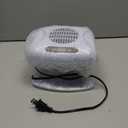 Nail Dryer for Regular Polish, 200W Nail Drying Fan with Sensor and Hot and Cool Air for Home Use (White)