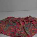 BEAUDRM Women's Y2K Floral Off Shoulder Blouse Boho Shirt Ruffle Half Bell Sleeve Blouses Shirred Vacation Beach Shirt Size Medium