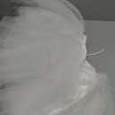 Girls Tutu Skirts Layered Tulle Princess Dresses Sparkle Tutu (5-8 Years, White)