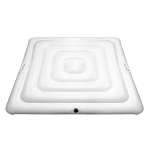 Square Hot Tub Cover - Insulated Foldable Inflatable Lid | Energy Efficient Hot Tub Cover With UV Protection, Waterproof And Durable Design For Home Use, Protects Tub From Debris Saves Heat Year-round