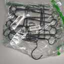 2 Pack Bra Hanger for Closet, Tank Top Hangers, Sturdy Metal Space Saving Hanger Sport Bra Holder, Closet Organizers and Storage, Black