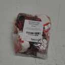 Iconikal 24-Pack Mini Christmas Stockings, 6-Inch, Red Buffalo Plaid Decoration Ornament