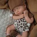 SOFTMARY Lifelike Reborn Baby Dolls  12inch Full Silicone Newborn, Real Life Baby Dolls with Realistic Veins & Sleeping Pose  Real Baby Reborn Gift Set for Kids Age 3+