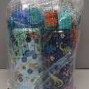 Kids Insulated Water Bottle with Pop-Open Straw & Spout 2-in-1 Lid, 18oz Leak Proof 18/8 Stainless Steel Vacuum Tumbler, BPA-Free Kids Cup For Travel School Boys Girls Toddler, Dinosaur & Monster Car