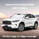 EcoNour Windshield Sunshade Compatible for Infiniti QX50 2019-2024 2025 2026, Sun Visor for Front Windshield & Window Sun Shade Cover, UV Heat Blocker & Protector, Car Accessories