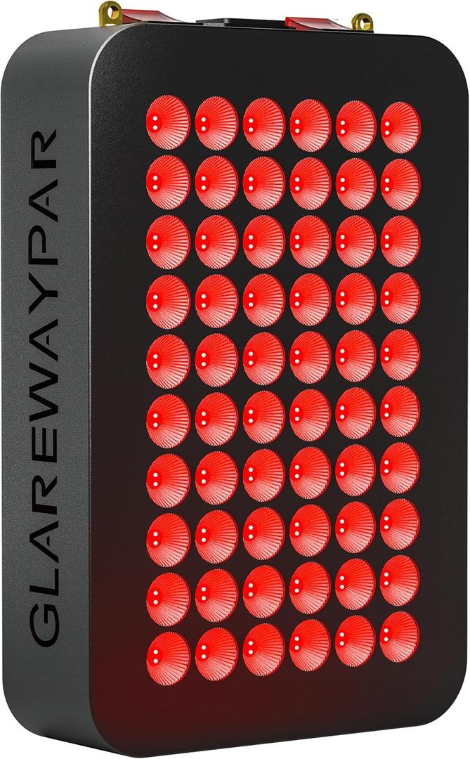 LED Red Light Therapy for Body Infrared Red Light Therapy Red Light Panel Red Light Therapy Device Red Light Therapy for Face (Black)