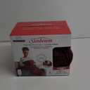 Sunbeam Electric Heated Throw Blanket Merlot Super Soft Microplush 4 Heat Settings Oversized 50 x 70