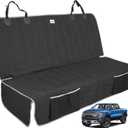 Dog Car Seat Cover for Back Seat, Washable Bench Seat Cover for Truck, Nonslip Backseat Cover Protector for F150/Ram1500/GMC Sierra/Toyota/Chevrolet Silverado, Car Seat Covers for Dogs