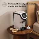 Baby Brezza Formula Pro Mini Baby Formula Mixer Machine Fits Small Spaces and is Portable for Travel Bottle Makers Makes The Perfect Bottle for Your Infant On The Go, White