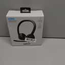 Logitech H390 Wired Headset for PC/Laptop, Stereo Headphones with Noise Cancelling Microphone, USB-A, in-Line Controls, Works with Chromebook - Black