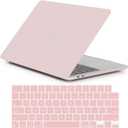Se7enline Compatible with MacBook Pro Case 16 inch 2021/2022/2023/2024 M4 M3 M2 M1Chip Model A2485 A2780 A2991 A3403 Matte Laptop Protective Hard Shell Case with Keyboard Cover Skin,Rose Quartz