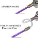 Fullclean Light Pipe Crevice Tool for Dyson V8 V7 V11 V10 Cordless Vacuum Cleaner,Illuminates The Dark Gap Corner,Brush Tools Attachments Ideal for Car Cleaning