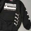 PUMA Kids Logo Crew Neck Sweatshirt Casual - Black, 116
