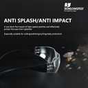 safety goggles, scratch resistant and impact resistant fully transparent goggles, certified by ANSI Z87.1