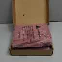Fomcet Dusty Rose Tulle Backdrop Curtains with Lights String 10FT X 10FT Sheer Curtains with Lights Tulle Curtain Backdrop for Wedding Birthday Party Photo Shoot (2 Panels 5x10FT)