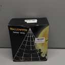 200" Halloween Spider Web + 59" Giant Spider Decorations, Triangular Huge Spiders Web and Hairy Scary Fake Spider, for Indoor Outdoor Porch Yard, Scary Haunted House Party, and Halloween Dcor